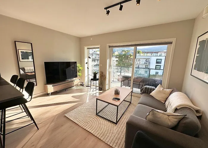 Luxury Apartment In Bergen, 10Min From City Centre